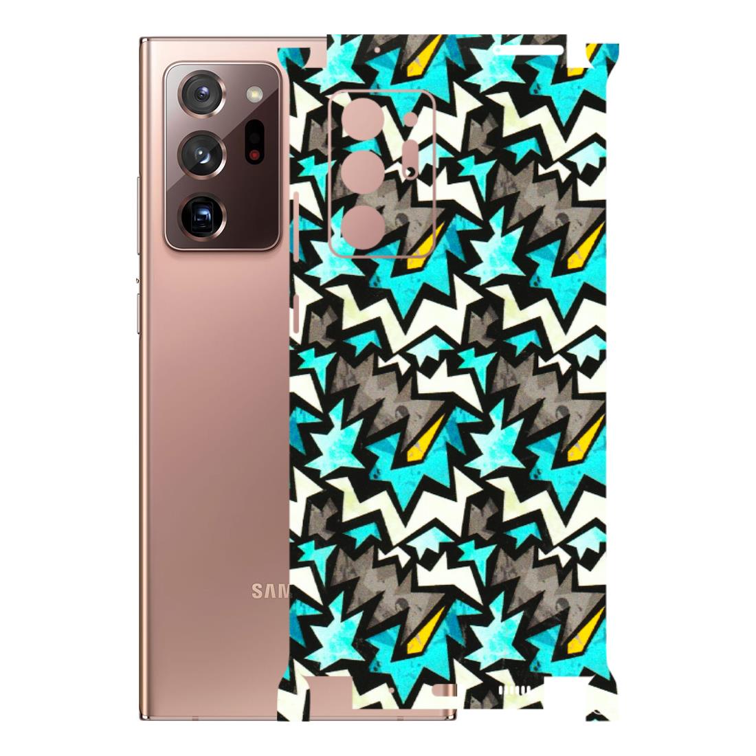 Samsung M/F/Note/Flip and C Phone Skins (All Models) - Funky Zig Zag - 3D Embossed Finish (L-223) Samsung Galaxy Note 20 Ultra