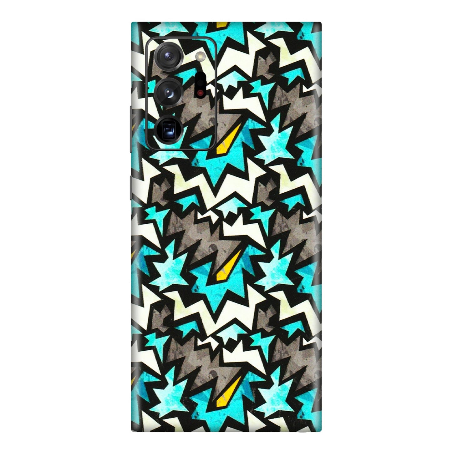 Samsung M/F/Note/Flip and C Phone Skins (All Models) - Funky Zig Zag - 3D Embossed Finish (L-223) Samsung Galaxy Note 20 Ultra