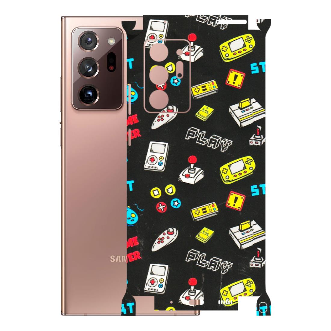 Samsung M/F/Note/Flip and C Phone Skins (All Models) - Gaming Doodles - 3D Embossed Finish (L-224) Samsung Galaxy Note 20 Ultra