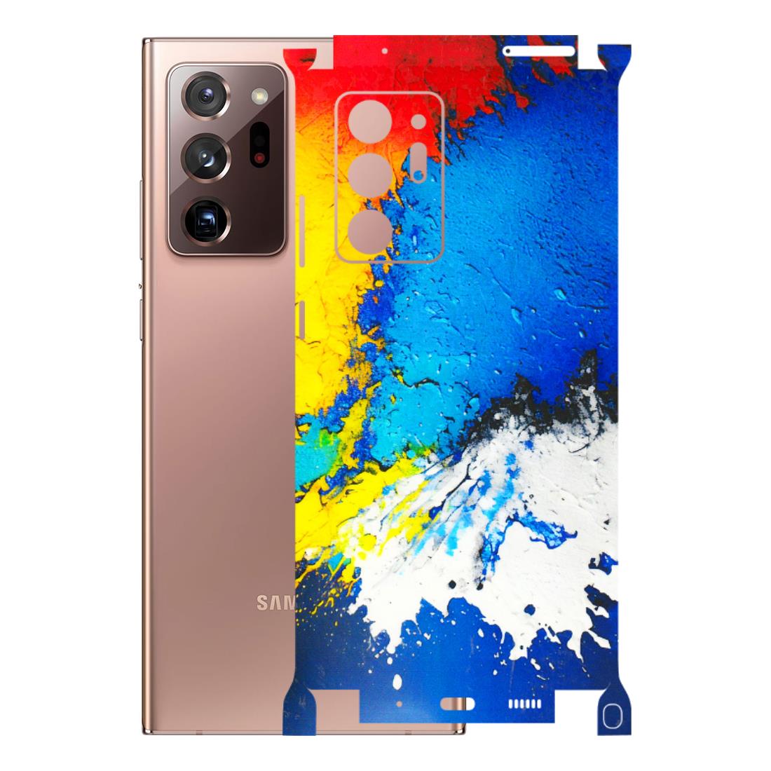 Samsung M/F/Note/Flip and C Phone Skins (All Models) - Acrylic Paint Spill - 3D Embossed Finish (L-229) Samsung Galaxy Note 20 Ultra