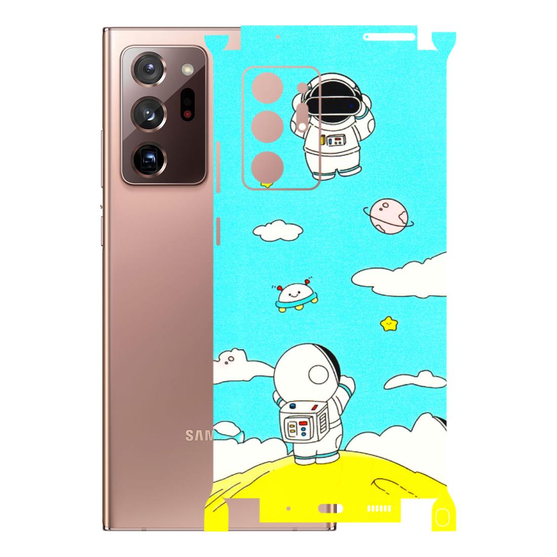 Samsung M/F/Note/Flip and C Phone Skins (All Models) - Blue Skies Astro Float - 3D Embossed Finish (L-230) Samsung Galaxy Note 20 Ultra