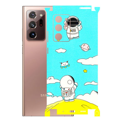 Samsung M/F/Note/Flip and C Phone Skins (All Models) - Blue Skies Astro Float - 3D Embossed Finish (L-230) Samsung Galaxy Note 20 Ultra