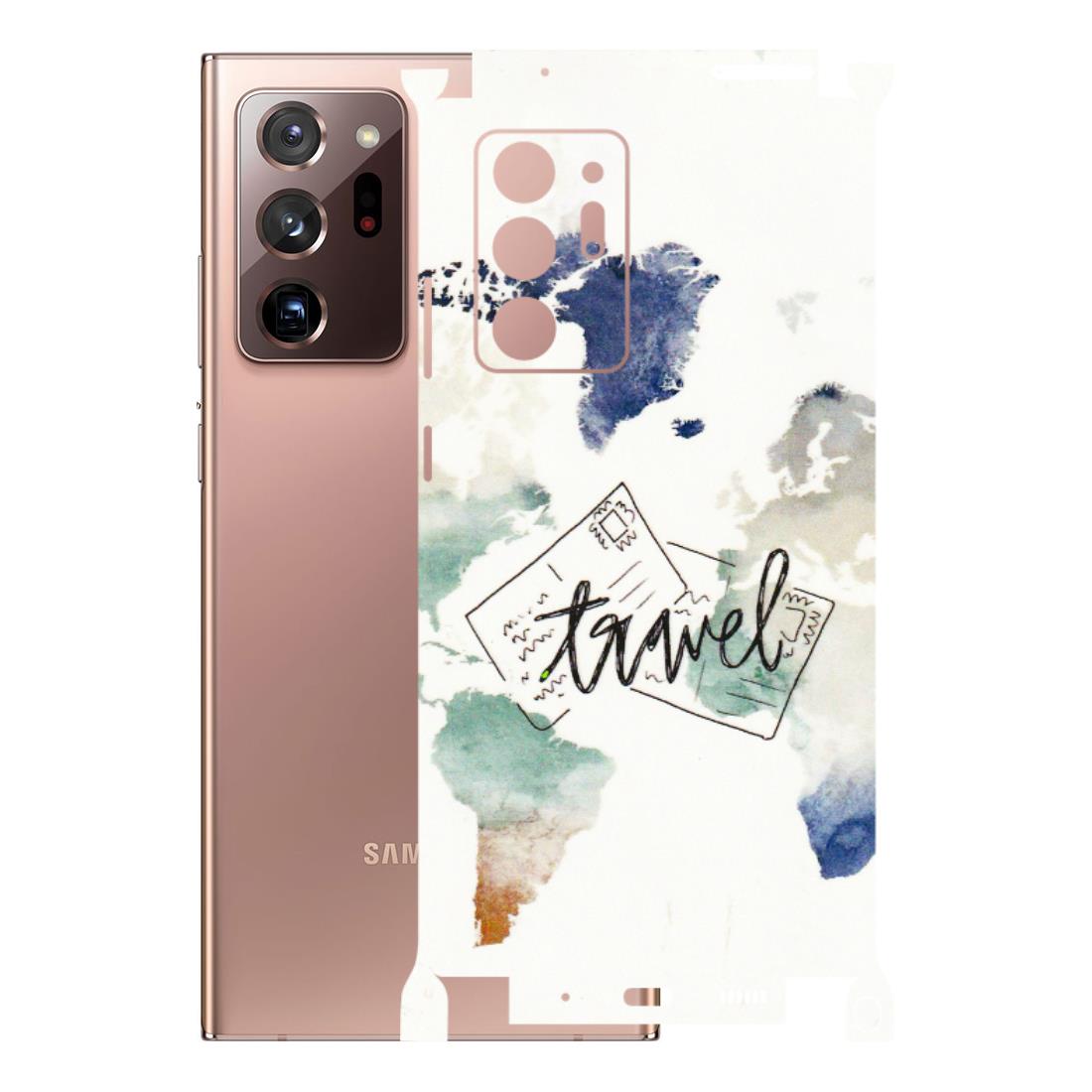 Samsung M/F/Note/Flip and C Phone Skins (All Models) - Travel The World - 3D Embossed Finish (L-232) Samsung Galaxy Note 20 Ultra