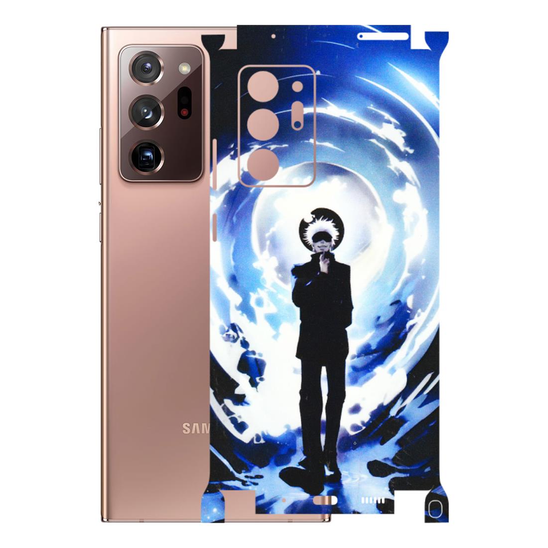 Samsung M/F/Note/Flip and C Phone Skins (All Models) - Satoru Gojo Dark Blue - 3D Embossed Finish (L-235) Samsung Galaxy Note 20 Ultra