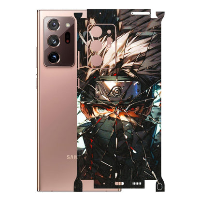 Samsung M/F/Note/Flip and C Phone Skins (All Models) - Kakashi Shattered Glass Effect - 3D Embossed Finish (L-237) Samsung Galaxy Note 20 Ultra
