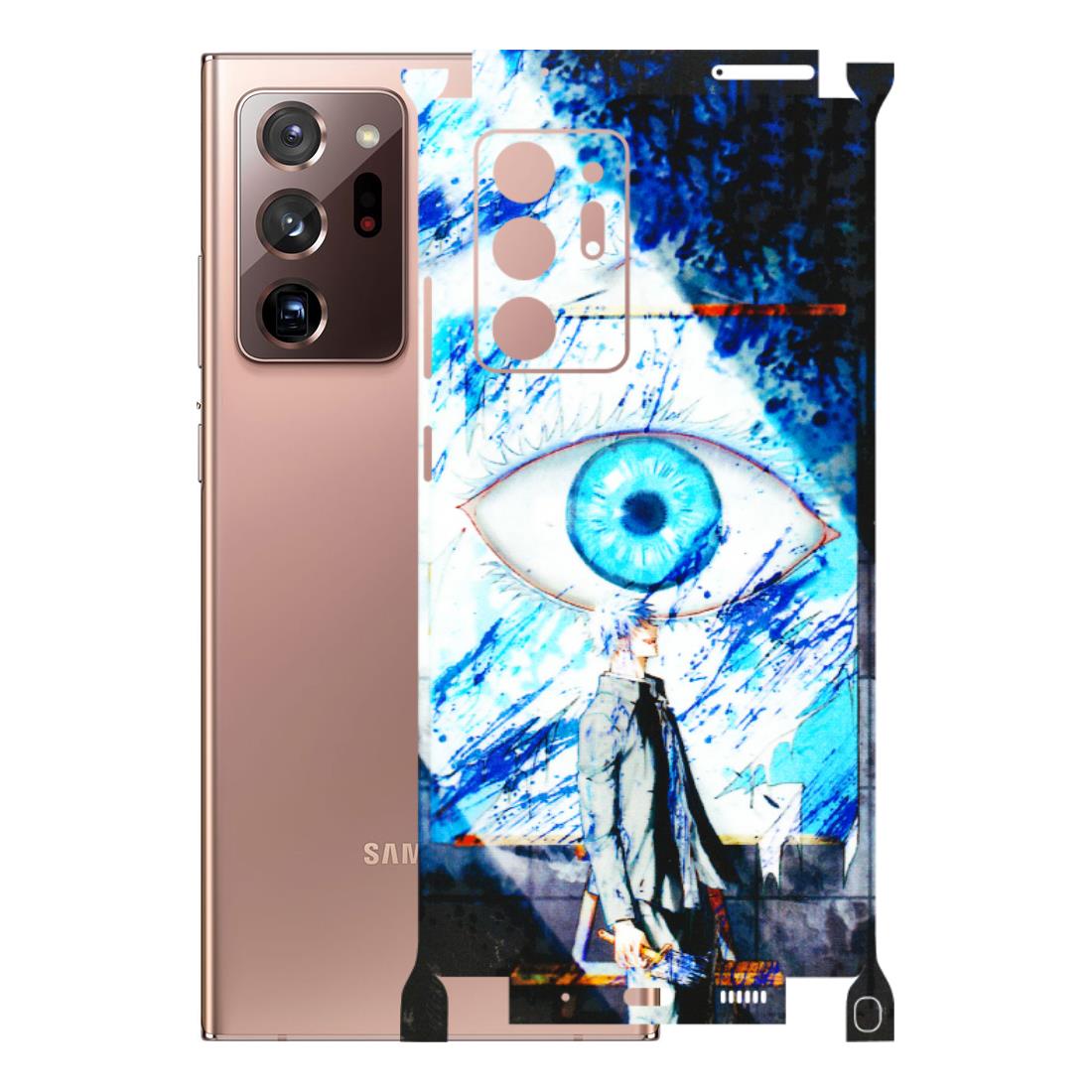 Samsung M/F/Note/Flip and C Phone Skins (All Models) - Gojo Satoru evil eye - 3D Embossed Finish (L-239) Samsung Galaxy Note 20 Ultra