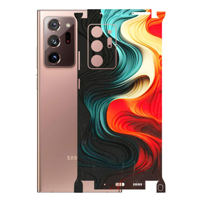 Samsung M/F/Note/Flip and C Phone Skins (All Models) - The Silky Swirl - 3D Embossed Finish (L-240) Samsung Galaxy Note 20 Ultra