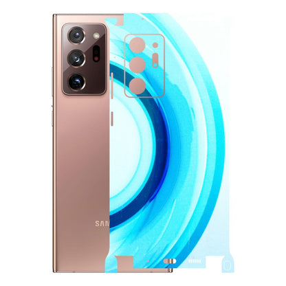 Samsung M/F/Note/Flip and C Phone Skins (All Models) - The Blue Curve - 3D Embossed Finish (L-244) Samsung Galaxy Note 20 Ultra