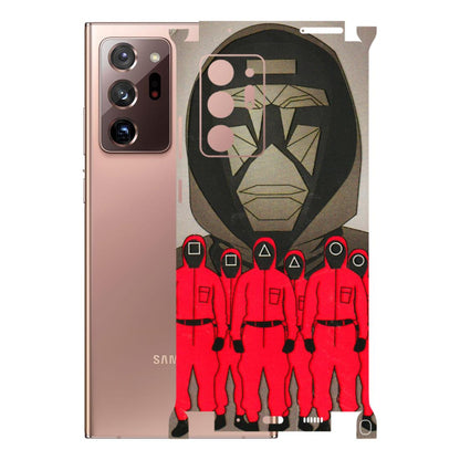 Samsung M/F/Note/Flip and C Phone Skins (All Models) - Squid Game Hero - 3D Embossed Finish (L-245) Samsung Galaxy Note 20 Ultra