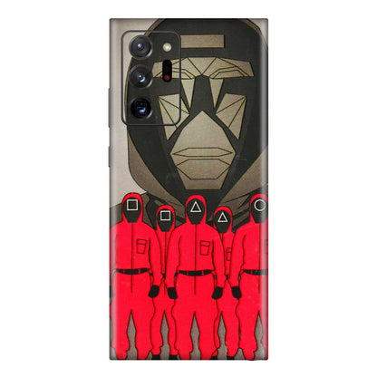 Samsung M/F/Note/Flip and C Phone Skins (All Models) - Squid Game Hero - 3D Embossed Finish (L-245) Samsung Galaxy Note 20 Ultra