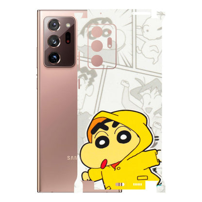 Samsung M/F/Note/Flip and C Phone Skins (All Models) - Yellow Shinchan Comic - 3D Embossed Finish (L-246) Samsung Galaxy Note 20 Ultra