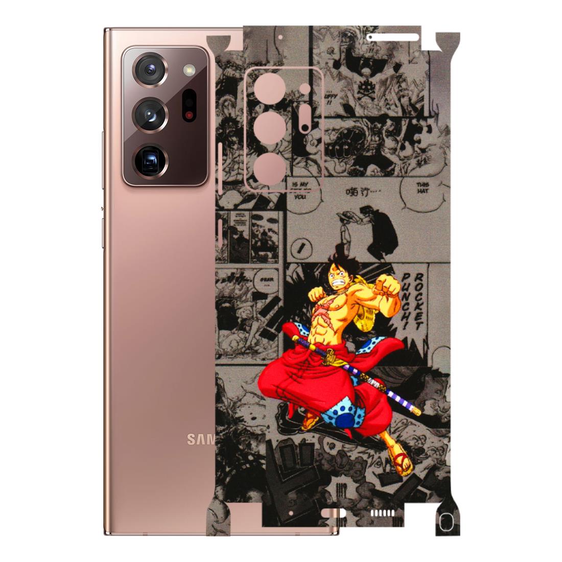 Samsung M/F/Note/Flip and C Phone Skins (All Models) - One Piece Rocket Punch Manga - 3D Embossed Finish (L-25) Samsung Galaxy Note 20 Ultra