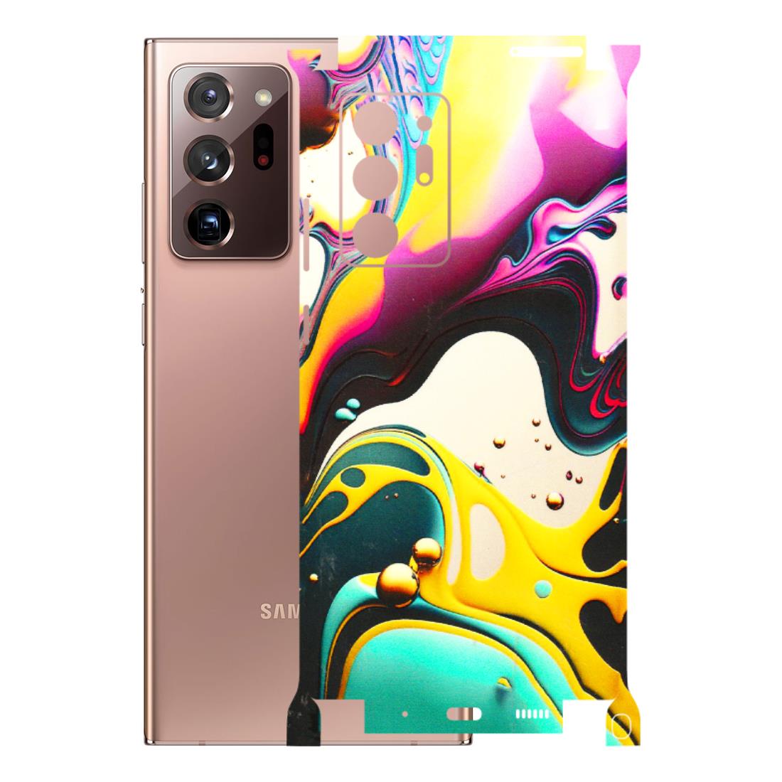 Samsung M/F/Note/Flip and C Phone Skins (All Models) - Multicolor Abstract pattern - 3D Embossed Finish (L-254) Samsung Galaxy Note 20 Ultra