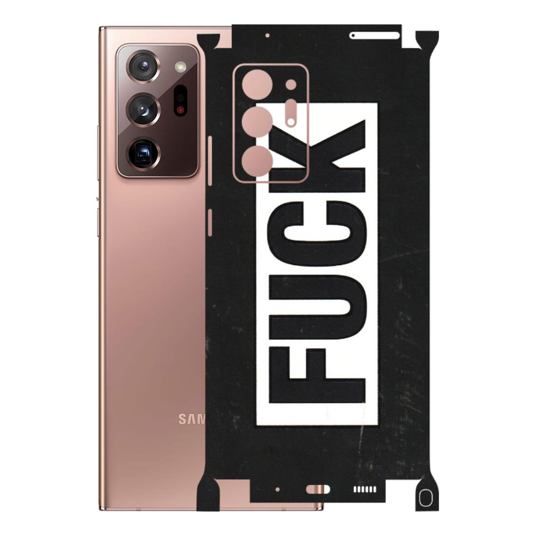 Samsung M/F/Note/Flip and C Phone Skins (All Models) - The F Word - 3D Embossed Finish (L-255) Samsung Galaxy Note 20 Ultra