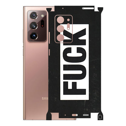 Samsung M/F/Note/Flip and C Phone Skins (All Models) - The F Word - 3D Embossed Finish (L-255) Samsung Galaxy Note 20 Ultra