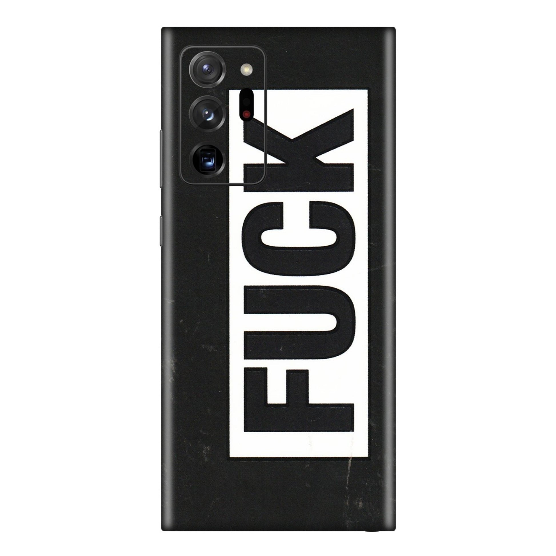 Samsung M/F/Note/Flip and C Phone Skins (All Models) - The F Word - 3D Embossed Finish (L-255) Samsung Galaxy Note 20 Ultra