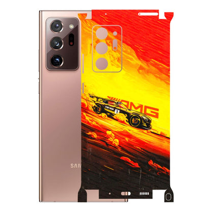 Samsung M/F/Note/Flip and C Phone Skins (All Models) - AMG Car Speed Cover - 3D Embossed Finish (L-256) Samsung Galaxy Note 20 Ultra