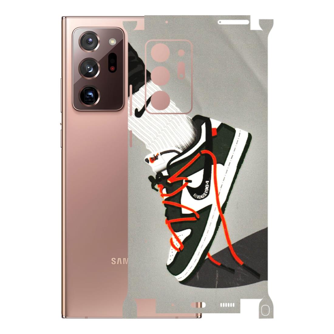 Samsung M/F/Note/Flip and C Phone Skins (All Models) - New Grey Sneaker - 3D Embossed Finish (L-261) Samsung Galaxy Note 20 Ultra