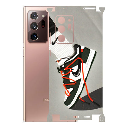 Samsung M/F/Note/Flip and C Phone Skins (All Models) - New Grey Sneaker - 3D Embossed Finish (L-261) Samsung Galaxy Note 20 Ultra