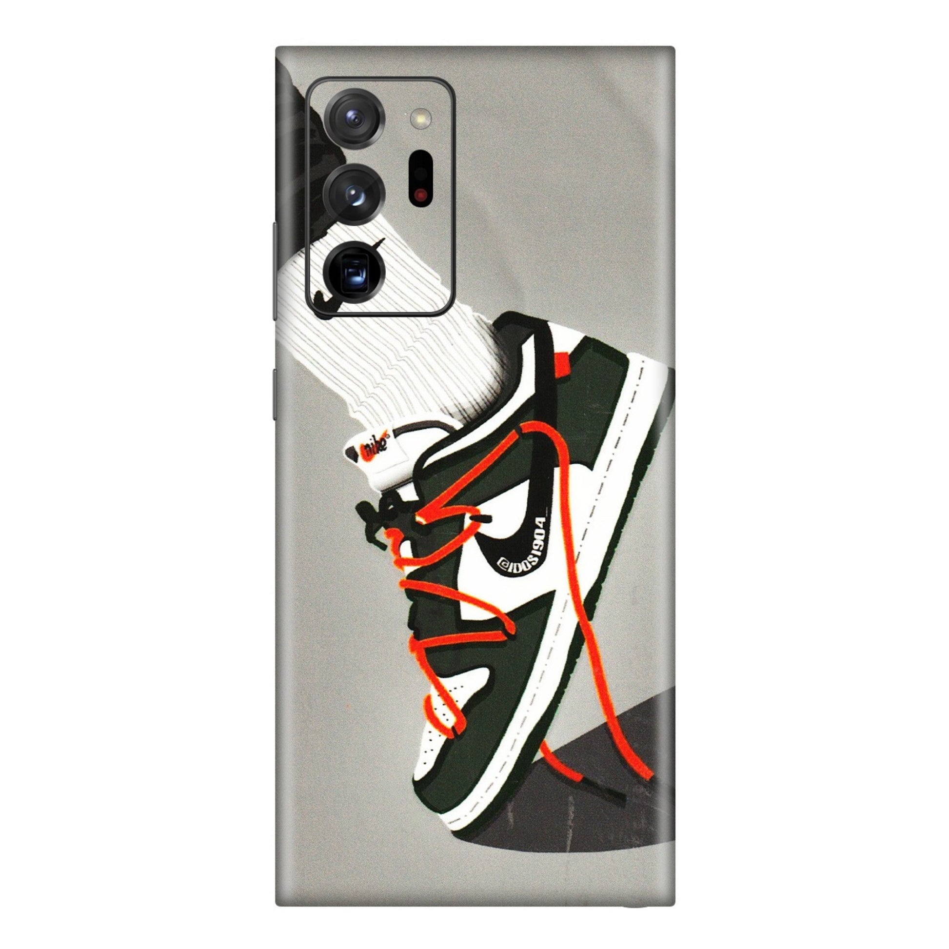 Samsung M/F/Note/Flip and C Phone Skins (All Models) - New Grey Sneaker - 3D Embossed Finish (L-261) Samsung Galaxy Note 20 Ultra