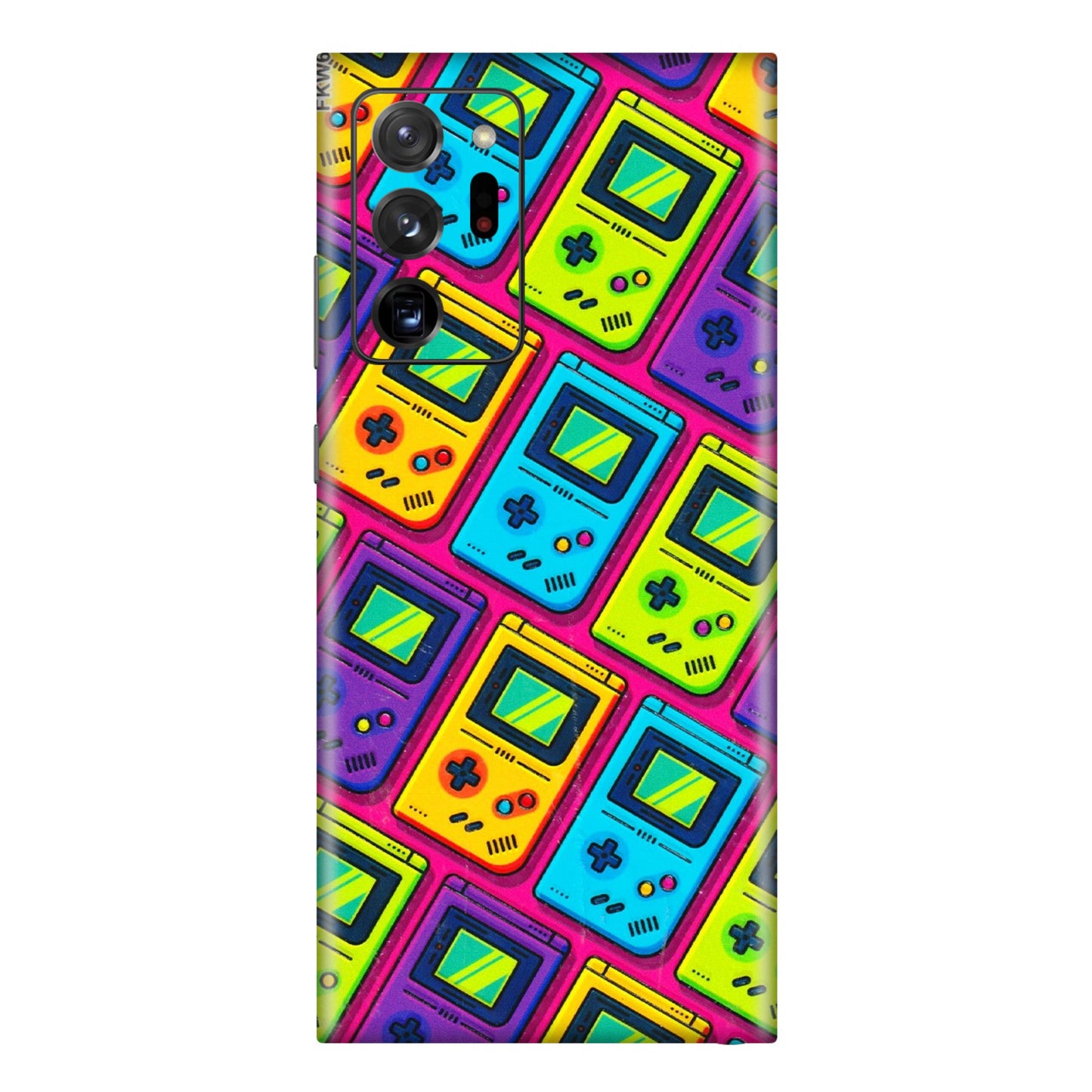 Samsung M/F/Note/Flip and C Phone Skins (All Models) - Gameboy Colourful - 3D Embossed Finish (L-266) Samsung Galaxy Note 20 Ultra