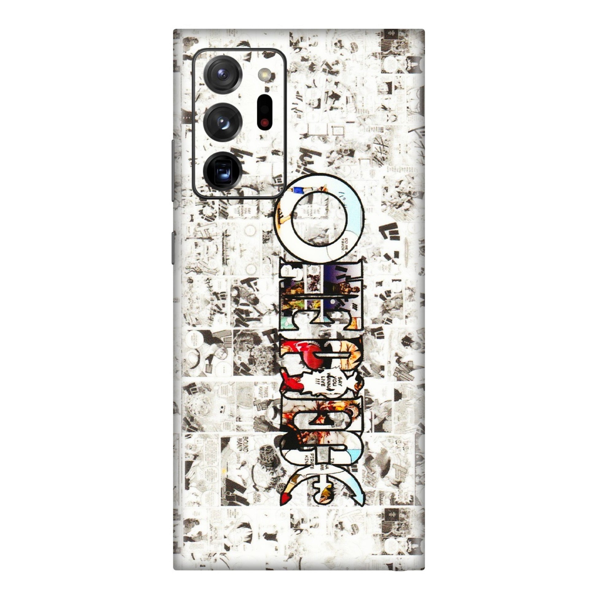 Samsung M/F/Note/Flip and C Phone Skins (All Models) - One Piece Manga - 3D Embossed Finish (L-26) Samsung Galaxy Note 20 Ultra