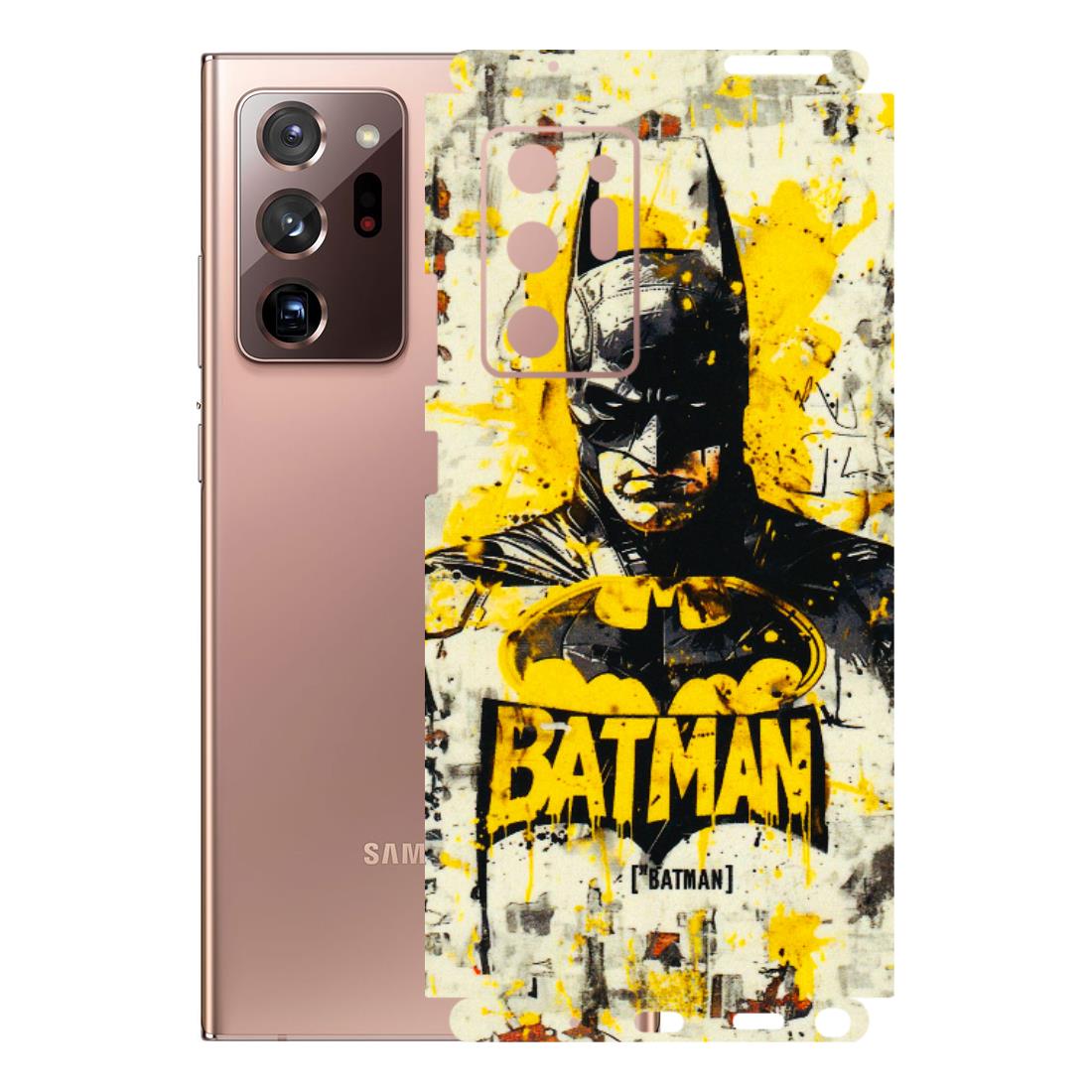 Samsung M/F/Note/Flip and C Phone Skins (All Models) - Batman Yellow BT - 3D Embossed Finish (L-304) Samsung Galaxy Note 20 Ultra