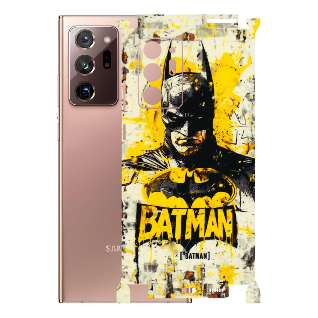 Samsung M/F/Note/Flip and C Phone Skins (All Models) - Batman Yellow BT - 3D Embossed Finish (L-304) Samsung Galaxy Note 20 Ultra
