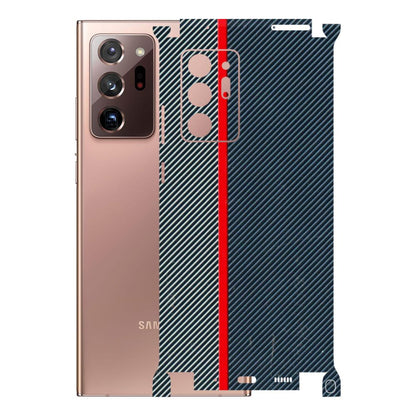 Samsung M/F/Note/Flip and C Phone Skins (All Models) - Blue Sober Lines - 3D Embossed Finish (L-305) Samsung Galaxy Note 20 Ultra