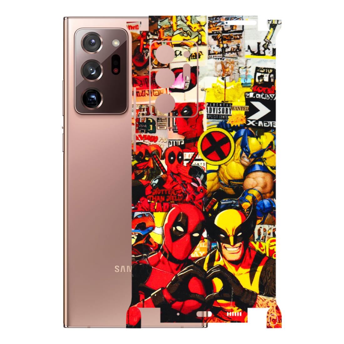 Samsung M/F/Note/Flip and C Phone Skins (All Models) - Spidy Wolverine - 3D Embossed Finish (L-310) Samsung Galaxy Note 20 Ultra