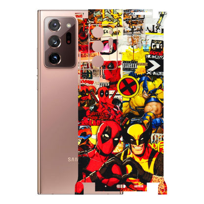 Samsung M/F/Note/Flip and C Phone Skins (All Models) - Spidy Wolverine - 3D Embossed Finish (L-310) Samsung Galaxy Note 20 Ultra