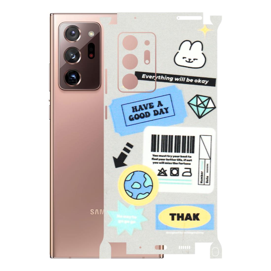 Samsung M/F/Note/Flip and C Phone Skins (All Models) - Will Be Okay Design - 3D Embossed Finish (L-316) Samsung Galaxy Note 20 Ultra