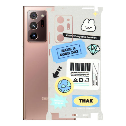 Samsung M/F/Note/Flip and C Phone Skins (All Models) - Will Be Okay Design - 3D Embossed Finish (L-316) Samsung Galaxy Note 20 Ultra