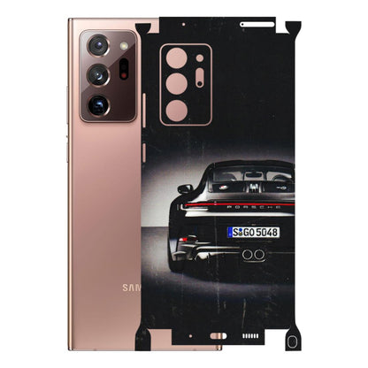 Samsung M/F/Note/Flip and C Phone Skins (All Models) - New Black Porsche GT3 - 3D Embossed Finish (L-327) Samsung Galaxy Note 20 Ultra