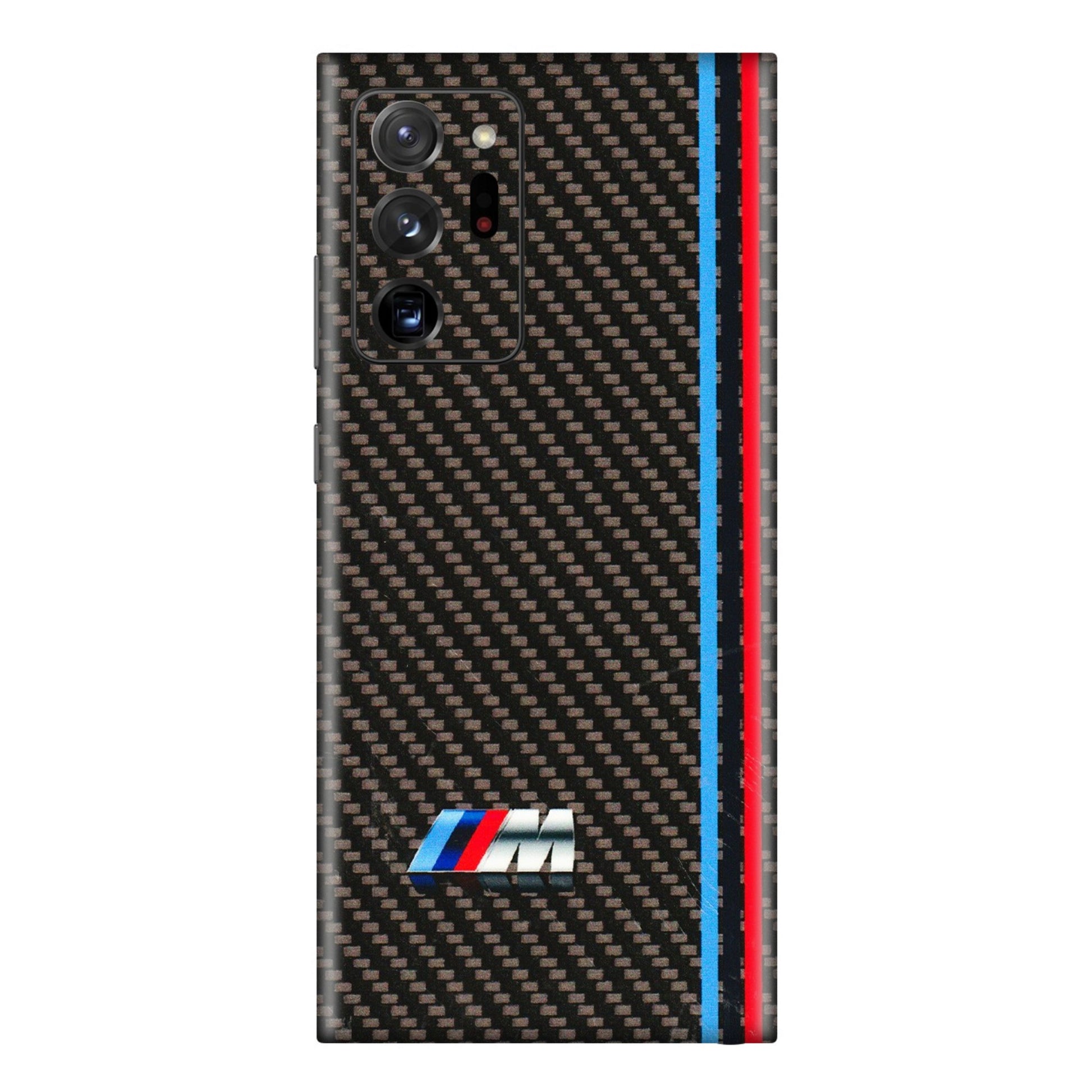 Samsung M/F/Note/Flip and C Phone Skins (All Models) - BM Carbon Fiber Feels - 3D Embossed Finish (L-38) Samsung Galaxy Note 20 Ultra