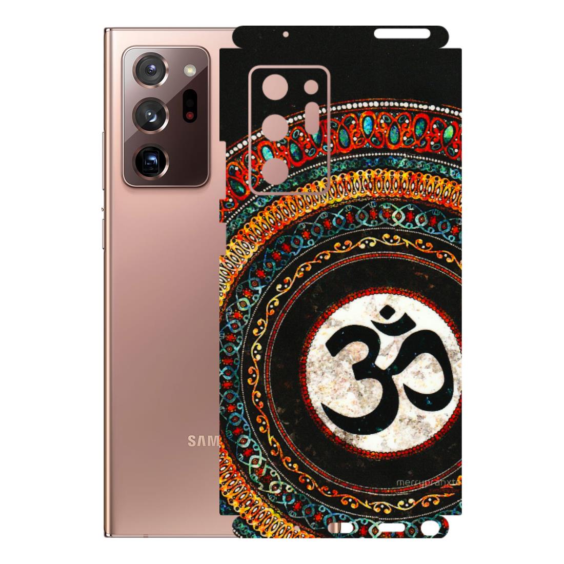 Samsung M/F/Note/Flip and C Phone Skins (All Models) - Aum Chant Abstract - 3D Embossed Finish (L-42) Samsung Galaxy Note 20 Ultra