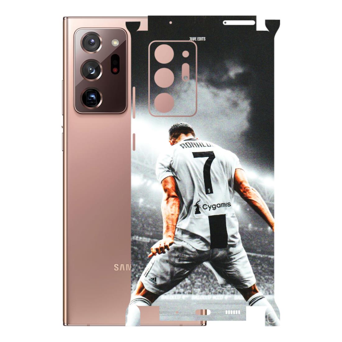 Samsung M/F/Note/Flip and C Phone Skins (All Models) - Ronaldo CR7 Crazy - 3D Embossed Finish (L-44) Samsung Galaxy Note 20 Ultra