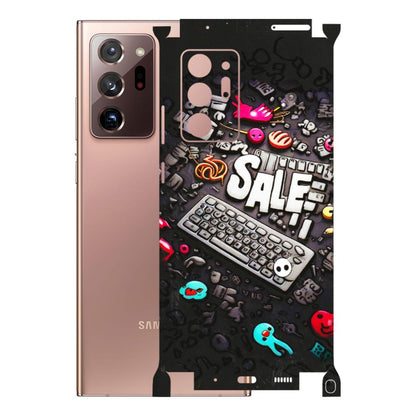Samsung M/F/Note/Flip and C Phone Skins (All Models) - Gadgets Sale - 3D Embossed Finish (L-50) Samsung Galaxy Note 20 Ultra