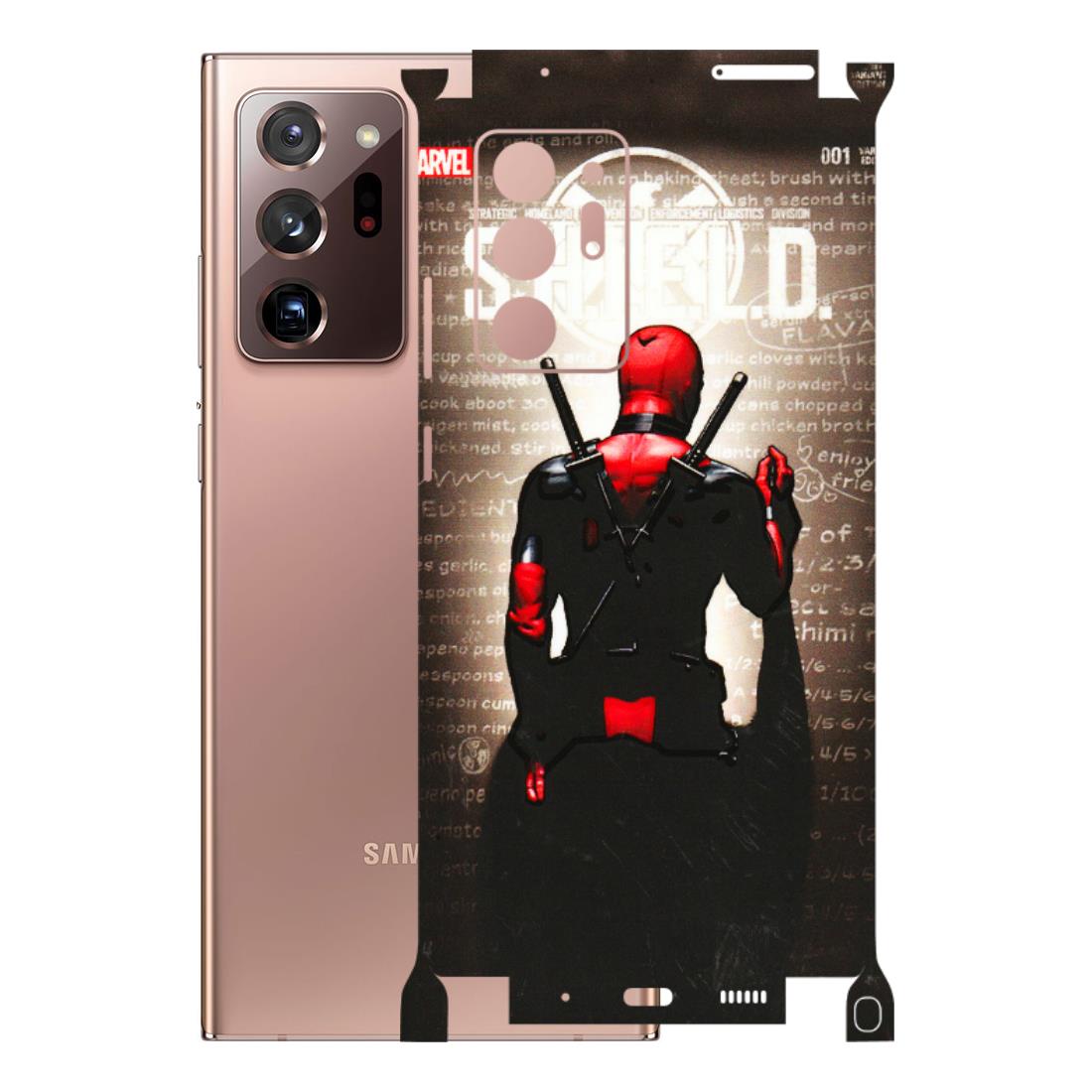 Samsung M/F/Note/Flip and C Phone Skins (All Models) - Deadpool - 3D Embossed Finish (L-56) Samsung Galaxy Note 20 Ultra