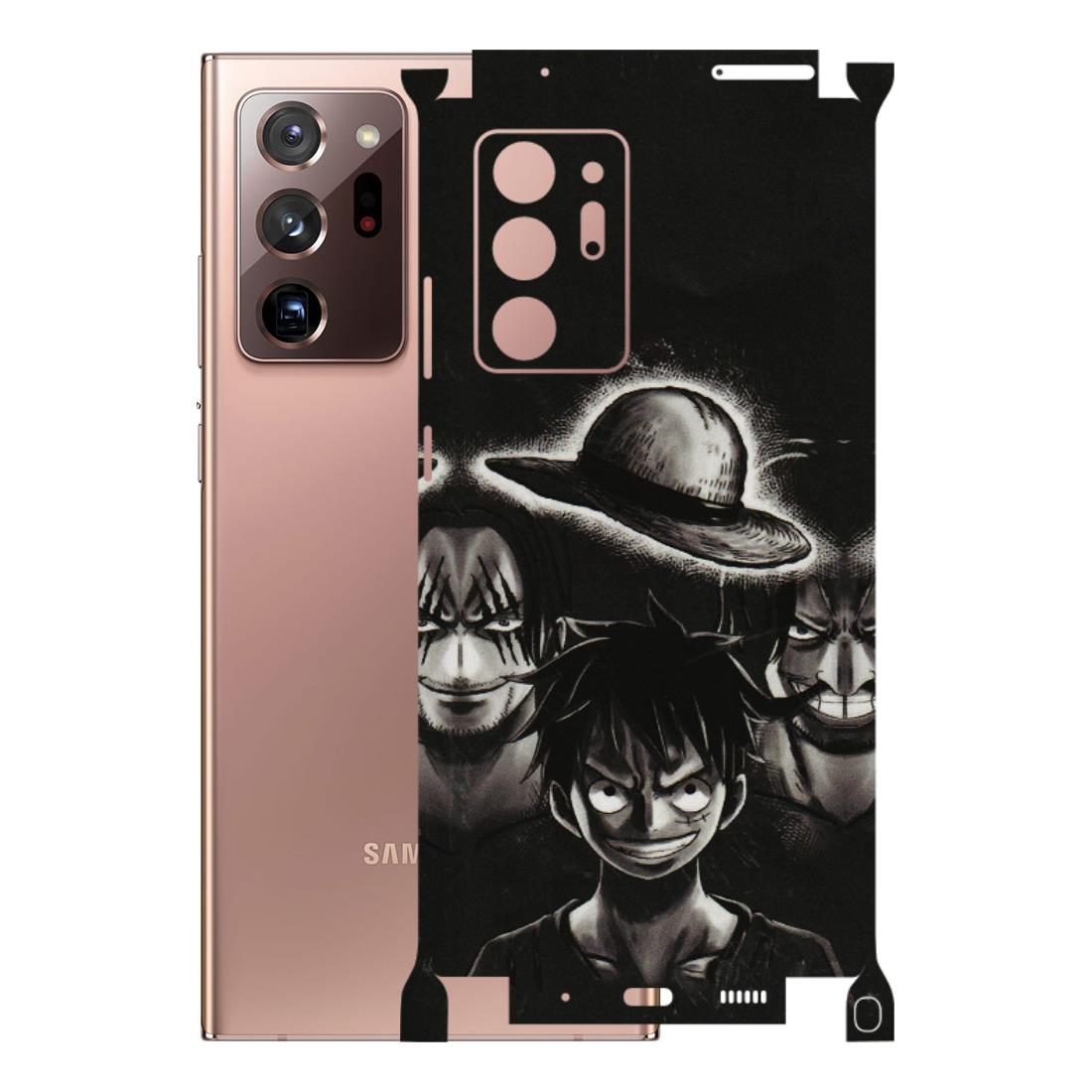 Samsung M/F/Note/Flip and C Phone Skins (All Models) - Black Luffy Hat - 3D Embossed Finish (L-57) Samsung Galaxy Note 20 Ultra