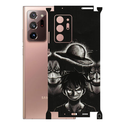 Samsung M/F/Note/Flip and C Phone Skins (All Models) - Black Luffy Hat - 3D Embossed Finish (L-57) Samsung Galaxy Note 20 Ultra