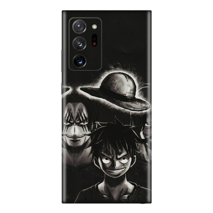 Samsung M/F/Note/Flip and C Phone Skins (All Models) - Black Luffy Hat - 3D Embossed Finish (L-57) Samsung Galaxy Note 20 Ultra