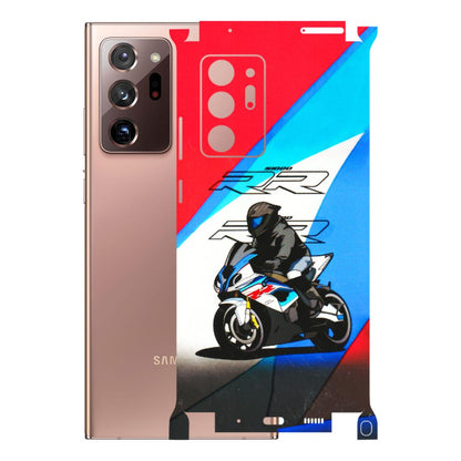 Samsung M/F/Note/Flip and C Phone Skins (All Models) - Bikers Love - 3D Embossed Finish (L-58) Samsung Galaxy Note 20 Ultra