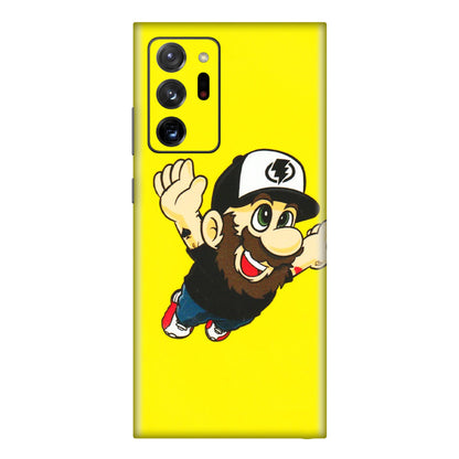 Samsung M/F/Note/Flip and C Phone Skins (All Models) - Flying Beardo - 3D Embossed Finish (L-60) Samsung Galaxy Note 20 Ultra
