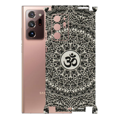Samsung M/F/Note/Flip and C Phone Skins (All Models) - Aum Elegant Mandala - 3D Embossed Finish (L-62) Samsung Galaxy Note 20 Ultra