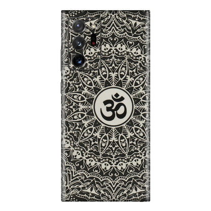 Samsung M/F/Note/Flip and C Phone Skins (All Models) - Aum Elegant Mandala - 3D Embossed Finish (L-62) Samsung Galaxy Note 20 Ultra