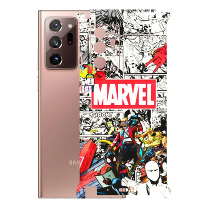 Samsung M/F/Note/Flip and C Phone Skins (All Models) - Marvel Colorful Comic - 3D Embossed Finish (L-64) Samsung Galaxy Note 20 Ultra