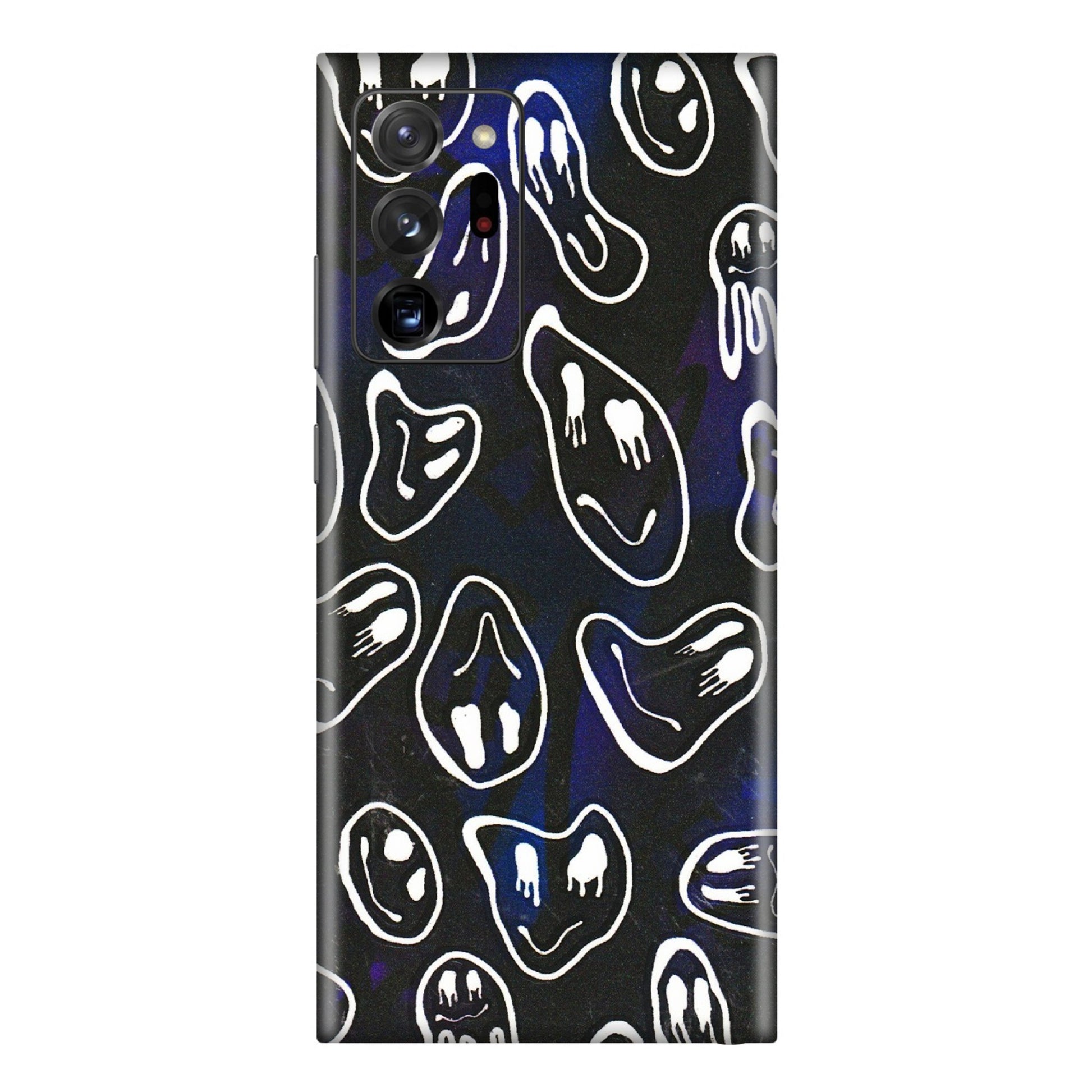 Samsung M/F/Note/Flip and C Phone Skins (All Models) - Distorted Smileys - 3D Embossed Finish (L-92) Samsung Galaxy Note 20 Ultra