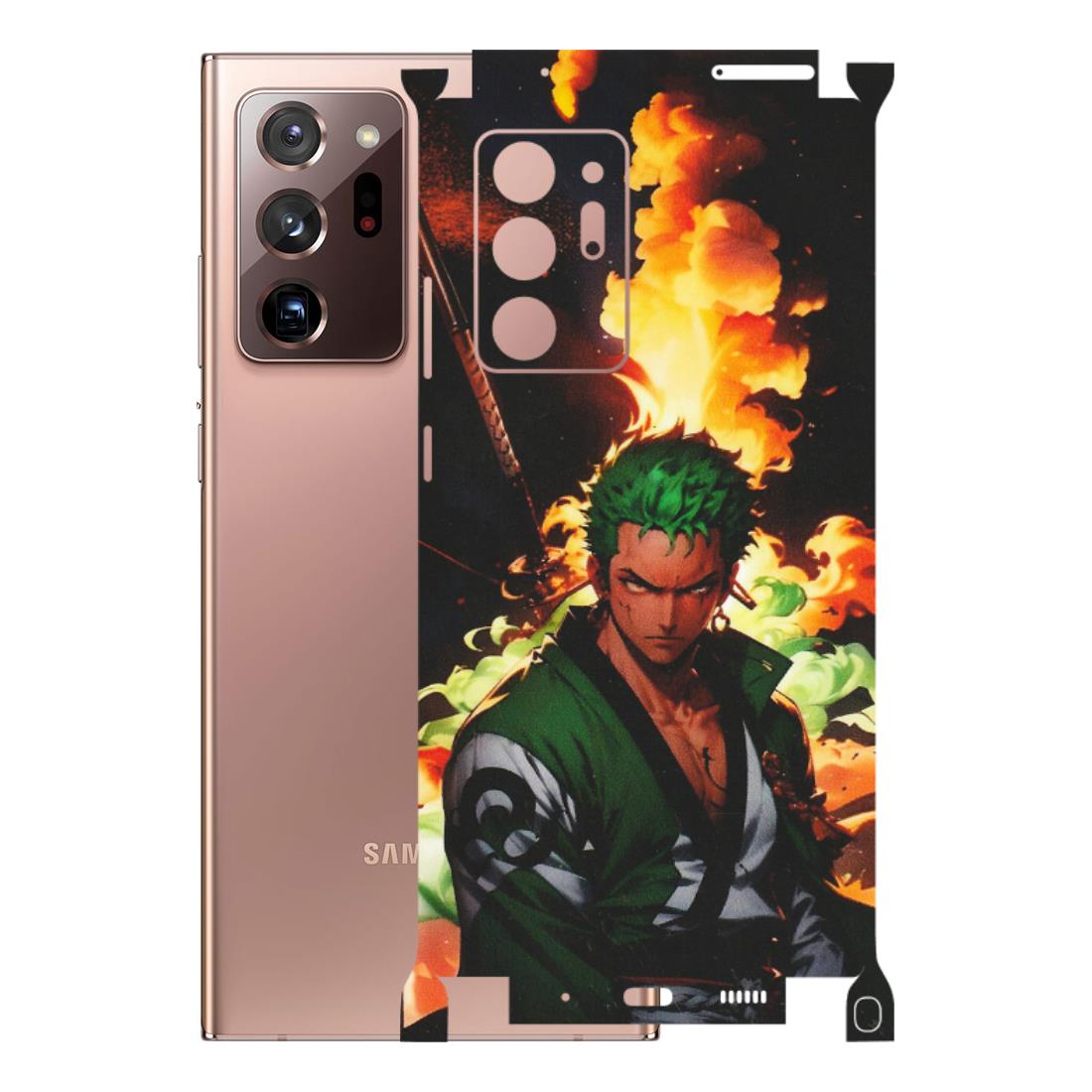 Samsung M/F/Note/Flip and C Phone Skins (All Models) - Roronoa Zoro - Matte Finish (M-102) Samsung Galaxy Note 20 Ultra