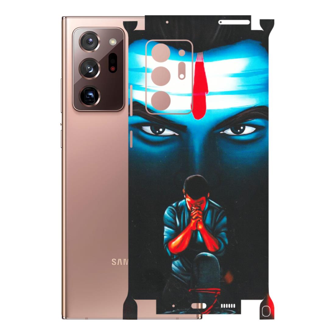 Samsung M/F/Note/Flip and C Phone Skins (All Models) - Mahakal Bhakt - Matte Finish (M-112) Samsung Galaxy Note 20 Ultra